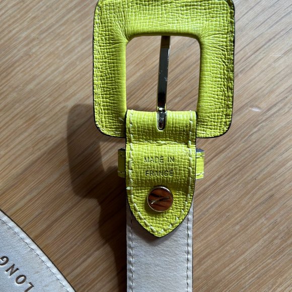 Longchamp Skinny Leather Belt NWOT - Picture 9 of 9